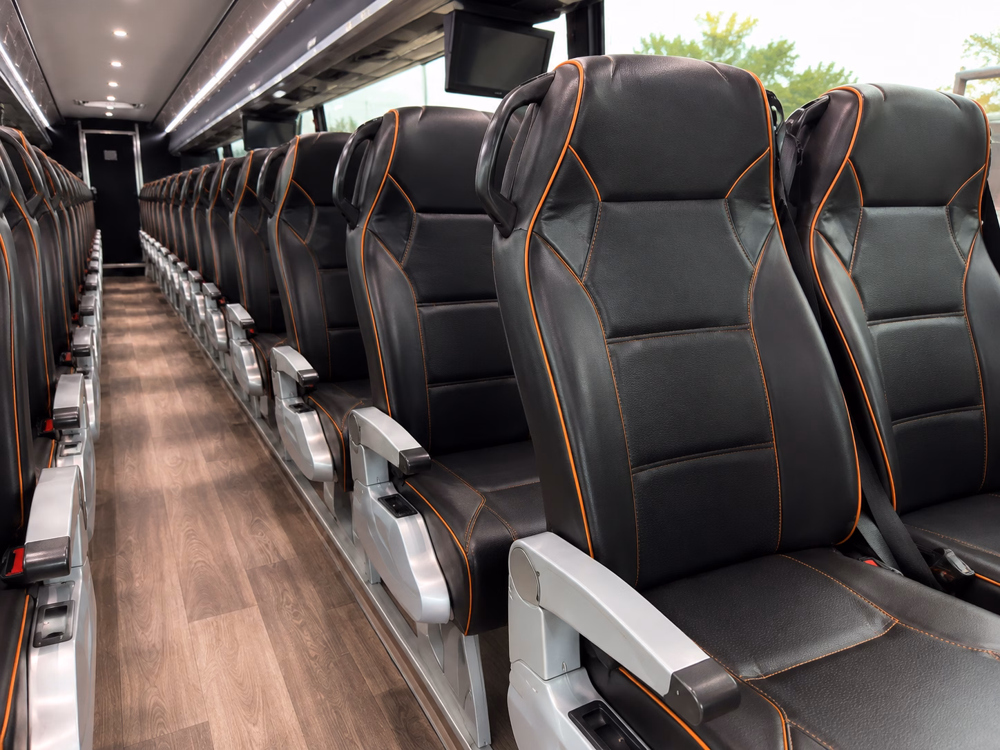 east honolulu charter bus inside
