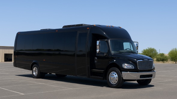 Exterior of Charter Bus Company Hilo's 15 Passenger Minibus in Hilo