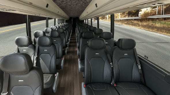 Interior of Charter Bus Company East Honolulu's 15 Passenger Minibus in East Honolulu