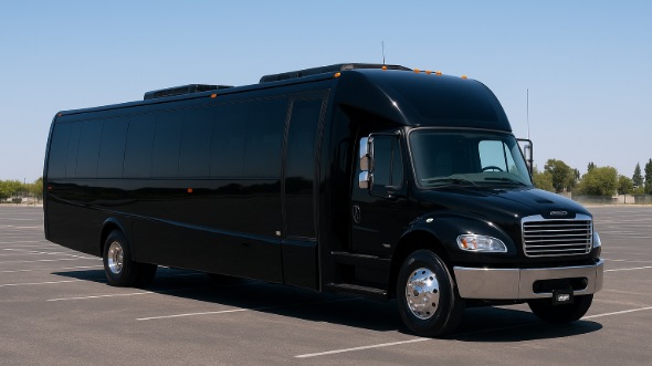 Exterior of Charter Bus Company Hilo's 25 Passenger Mini bus in Hilo