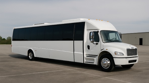 Exterior of Charter Bus Company East Honolulu's 35 Passenger Minibus in East Honolulu