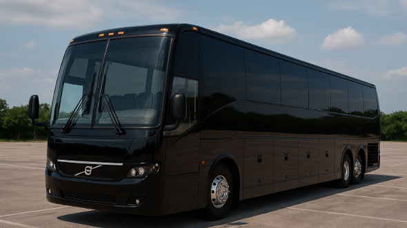 Exterior of Charter Bus Company East Honolulu's 50 Passenger Charter Bus in East Honolulu