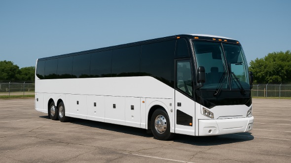 Exterior of Charter Bus Company East Honolulu's 54 Passenger Charter Bus in East Honolulu