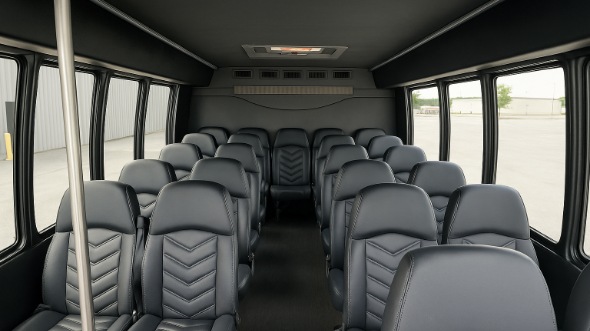east honolulu 18 passenger minibus inside