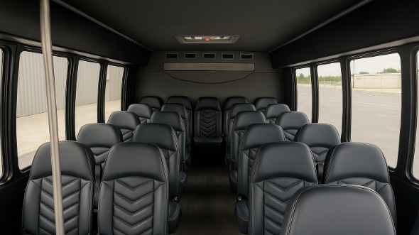 east honolulu 20 passenger minibus inside