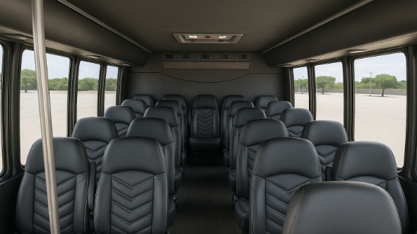 east honolulu 30 passenger minibus inside