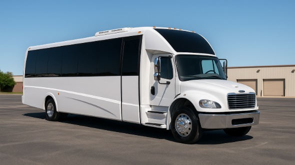 Exterior of Charter Bus Company East Honolulu's Party Bus in East Honolulu